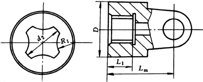 WSH型滑動(dòng)軸承十空軸式萬向聯(lián)軸器主、從動(dòng)端聯(lián)接型式